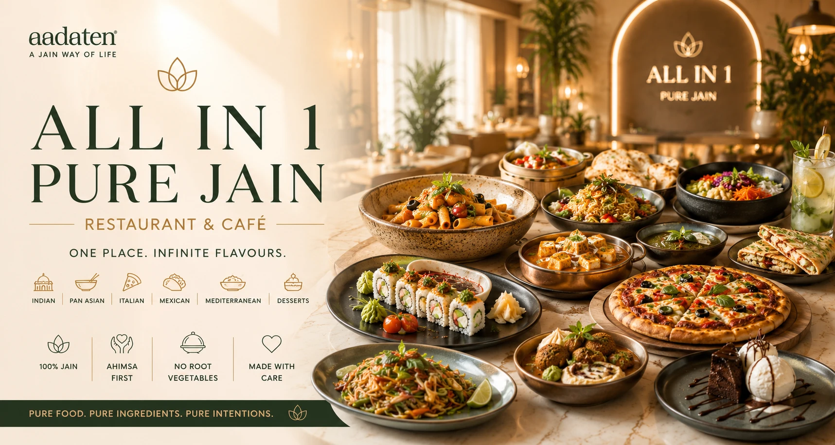 Jain Satvic Culinary Banner