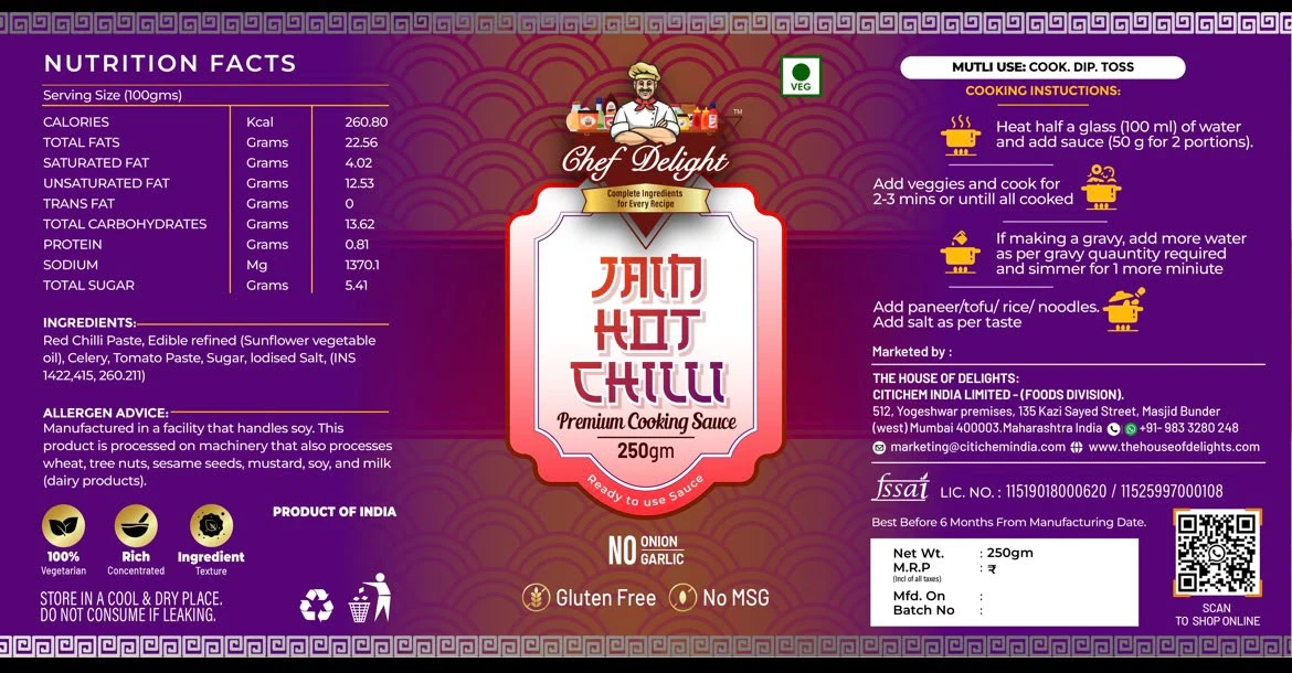 Ingredient: Red Chilli Paste