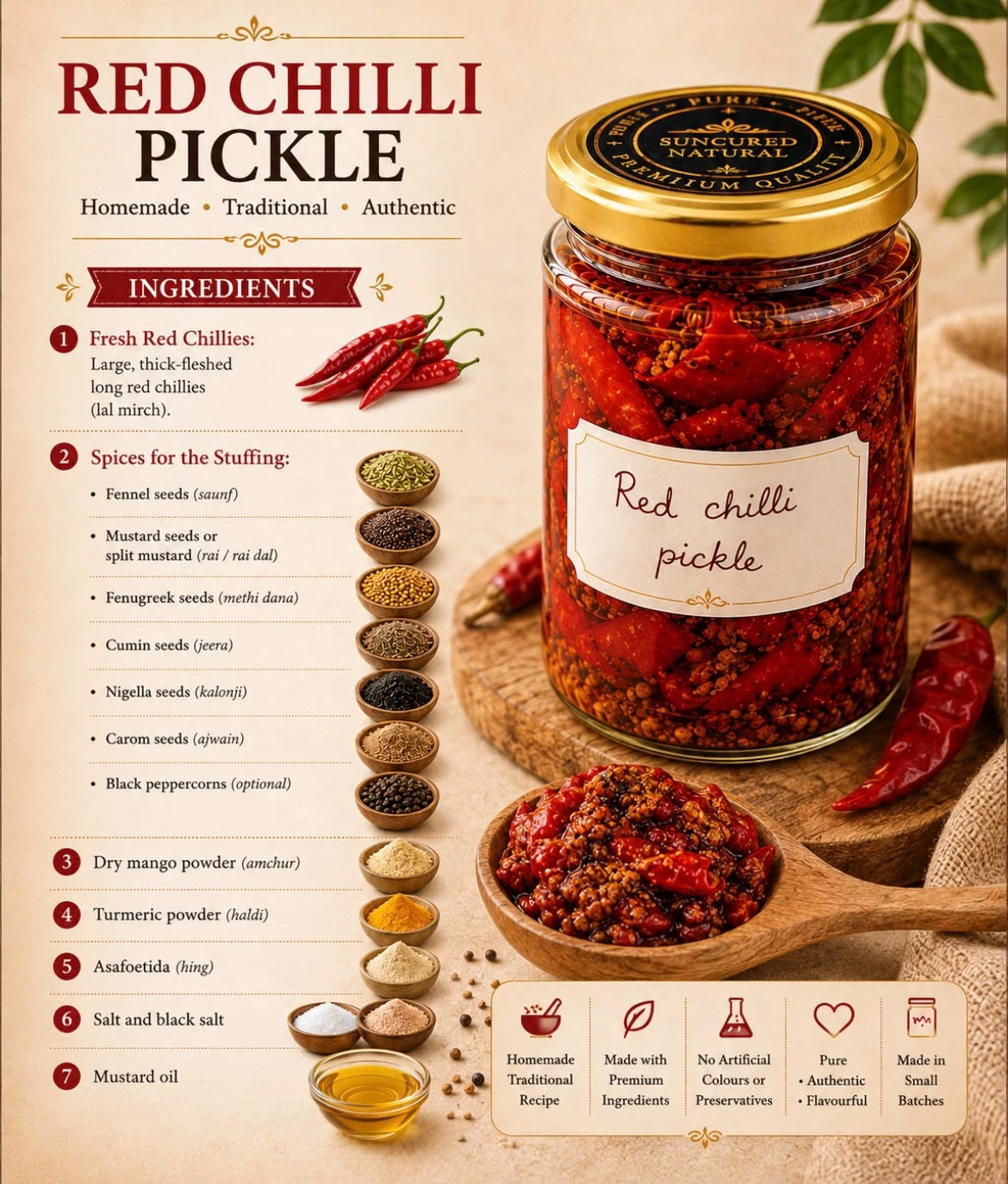 Ingredient: Fresh Red Chillies